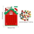 thumbnail image 3 of YIKA 24-Door Advent Calendar DIY Crafts Kit Hanging Wall Decoration For Festive Holiday Countdown B, 3 of 6