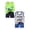 4PCS-Blue & Green, variant on CAICJ98 Infant Toddler Baby Boy Summer Clothes 3 6 12 18 24 Months 2T 3T 4T 5T Boys Outfits 4Pcs Sleeveless Cartoon Shark Print Tank Tops & Shorts Sets Cotton,Size 18-24 Months