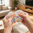 thumbnail image 4 of 10Pcs Clear Skin DIY Dumpling Squishy Stress Ball Bulk Making Kit for Classroom Rewards and Creative Holiday Party Favors, 4 of 6