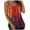 Red, variant on idosla Tankini Tops for Women Swimwear Tummy Control Modest Loose Fit Print Tankini Tops Vacation Holiday Bathing Suit Top No Bottom (Hot Pink, S)