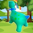 thumbnail image 4 of Montable Inflable Brincolin Ecobaby Original Dinosaurio Verde, 4 of 6