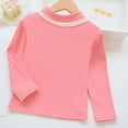 thumbnail image 2 of Girls Tops Tees & Shirts Girls Thermal Long Sleeve Shirt Winter Warm Half Turtleneck Base Layer Top Soft Lined Comfortable Kids Tee, 2 of 3