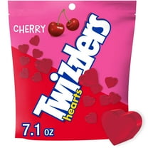 Twizzlers Cherry Flavored Hearts Valentine's Candy, Bag 7.1 oz