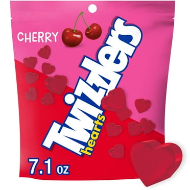 Twizzlers Cherry Flavored Hearts Valentine's Candy, Bag 7.1 oz