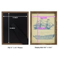 thumbnail image 4 of Vintage Ship Blueprint -Framed Print w/glass-Walnut, 4 of 7