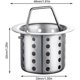 thumbnail image 2 of Kitchen Sink Strainers, 2pcs Kitchen Sink Strainers, Kitchen Drain Strainer, Sink Strainer Filter, Drain Strainer, 2 of 5
