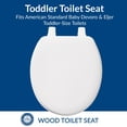 thumbnail image 2 of Bemis Bb540 Baby Bowl Molded Wood Toilet Seat - White, 2 of 5