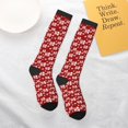 thumbnail image 4 of Daiia Sports Socks Ho-Ho-Ho Printed Novelty Crew Socks for Men Women Knee High Socks Cotton Socks Soft & Breathable Support Unisex Socks, 4 of 9