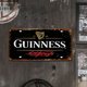thumbnail image 3 of Placa Metal Vintage Guinness Pintura Hierro Rectangular Arte La Pared 30x15cm, 3 of 9