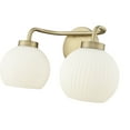 thumbnail image 6 of Millennium Lighting 22402-MB Oprah 2 Light 15" Wide Vanity Light - Black, 6 of 7