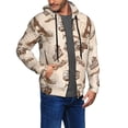 thumbnail image 3 of Zip Up Hoodies for Men - Eiffel Tower Vintage Long Sleeve Comfrt Men'S Fashion Hoodies & Sweatshirts, Jackets for Men Hoodies Pullover Clothing Clothes with Pouch, 3 of 5