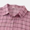 thumbnail image 3 of MRULIC mens shirts Male Casual Summer Top Shirt Hawaii Button Print Shirt Short Sleeve Turn Down Collar Shirt Fashion Shirt Men Shirts Pink + M, 3 of 6