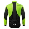 thumbnail image 2 of Winter Men Cycling Jacket Waterproof Windproof Thermal Fleece Jacket Coat Bicycle Running Riding Jacket, 2 of 7