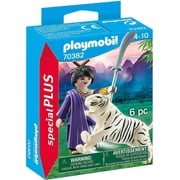 Playmobil City Life - Fighter with Tiger 70382 (for Kids 4 to 10 Years Old)
