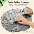 thumbnail image 4 of Juego de 12 protectores de fieltro grueso para ollas y sartenes BOYAN (3 tamaños), 4 of 6