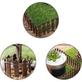 thumbnail image 4 of Mini Garden Fence 3 Pieces Wood Garden Border Miniature Garden Fences Mini Wood Fence Flexible Miniature Fence Garden Micro Fence For Diy Landscape (b, 4 of 5