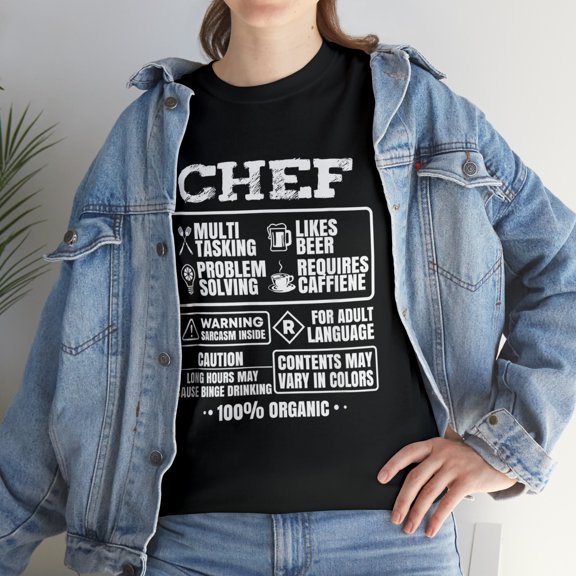 Funny Chef Cooking Kitchen Food T-Shirt