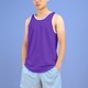 thumbnail image 3 of pstuiky Camisetas sin mangas, Camiseta deportiva de tirantes con cuello redondo, transpirable, informal, de color liso, para hombre Tops elegantes para mujer xxl, 3 of 4