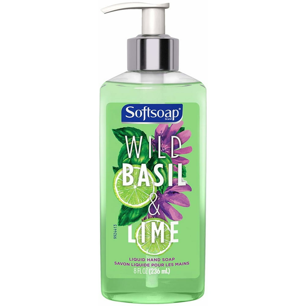Softsoap Liquid Hand Soap, Wild Basil & Lime 8 fluid ounce Walmart