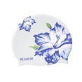 thumbnail image 2 of Gorro de Baño de Silicona Zulema Sombrero de Natación Blanco, 2 of 8