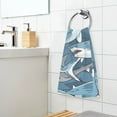 thumbnail image 5 of Many Sharks Cotton Face Towel Soft Hand Towel Absorbent Bathroom Towel for Kitchen Hotel, 5 of 7