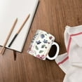 thumbnail image 4 of Disketp Watercolor Floral Large Coffee Mug with Handle Tea Cup Novelty Coffee Cup for Men Women Office Work, 4 of 6