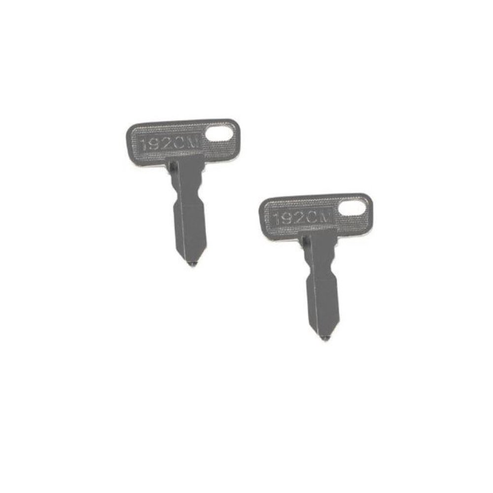 2 Replacement Keys for Club Car Golf Carts 1984 & up
