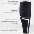 thumbnail image 6 of 1 Pair Calf Compression Sleeve Leg Compression Sock Calf and Shin Support Relieve Calf Pain for Men Women Youth for Running, Cycling, Walking Black, 6 of 9