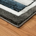 thumbnail image 3 of United Weavers Studio Area Rug 710-00461 Painted Deck Denim Blue Rows Bars 7' 10" x 10' 6" Rectangle, 3 of 5