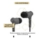 thumbnail image 5 of Audífonos Ecológicos In-ear HUNE HAYA 3.5mm gris, 5 of 7