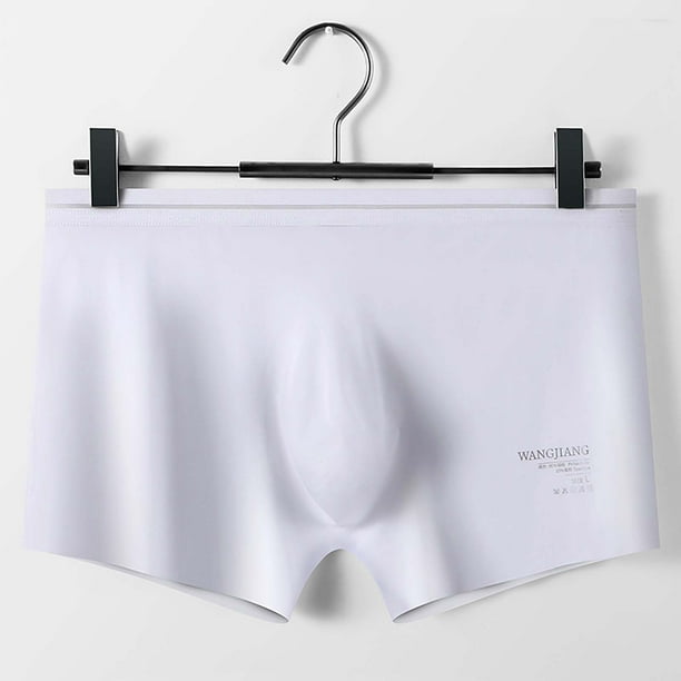 Men's Underwear Clearance,Men's Solid Color Ice Silk Seamless One Piece