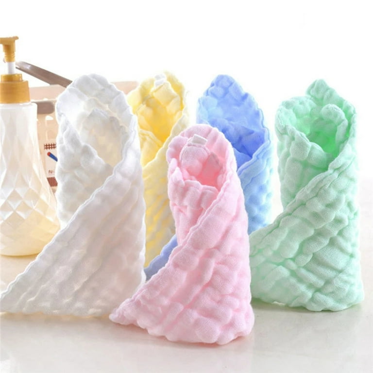 Small Gauze Washcloth / Newborn Washcloth / 7X7 MULTIPLE COLORS