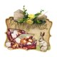 thumbnail image 4 of Placa con letrero para puerta de conejo de Pascua con lazo, letrero de Pascua feliz, letrero colgante de madera para cafetería, panadería, casa de Estilo B BLESIY letrero de puerta de conejito de pascua, 4 of 8