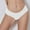 White, variant on HUPOM Period Underwear For Women Silk Underwear For Women Low waist Drop Waist Solid Briefs Purple L
