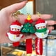 thumbnail image 3 of LLavero de silicona para árbol de Navidad, muñeco de nieve, accesorios colgantes, muñeca de pegamento suave, llaveros bonitos, regalos de joyería, 3 of 4