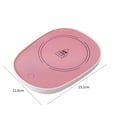 thumbnail image 1 of Calentador de taza de café eléctrico Calentador de taza ligero para oficina en casa (rosa) Hugtrwg Libre de BPA, 1 of 6