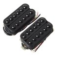 thumbnail image 2 of Pastillas De Guitarra Eléctrica Pastillas De Puente De Guitarra De Doble Bobina Juegos Negro Sunnimix Pastillas de guitarra Humbucker, 2 of 8