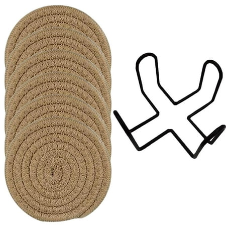 

Kreigaven Round Placemats Home Cooking Non-Slip Placemats Heat-Resistant Anti-Fouling And Washable For Kitchen Cooking Placemat