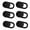 Black, variant on SPRING PARK 6Pcs Ultra-Thin Webcam Covers Web Camera Sticker Cover Cap for Laptop Macbook
