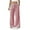 Red, variant on Wide Leg Pants for Women Striped High Waisted Tie Front Cotton Linen Pants Casual Loose Lounge Trousers with Pockets