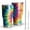 Colorful Rainbow Tie, variant on 30oz Blue Purple Tie Dye Pattern Tumblers Stainless Steel Tumbler with Lid and Straw,Vacuum Insulated Double Wall Travel Tumbler Cups Mug with Cleaning Brush for Coffee,Tea