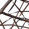 thumbnail image 4 of PE Rattan & Iron Outdoor Hanging Egg Chair - Brown, 4 of 7