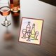 thumbnail image 3 of Troqueles de corte de botellas de vino con diseño lineal para la creación de tarjetas, troqueles de marco, troqueles de acero al carbono, plantillas de bordes, plantillas para scrapbooking y repujado., 3 of 9