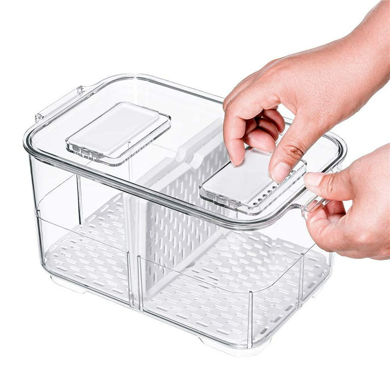 These Clear, Stackable Food Storage Containers Help Produce Stay Fresh for  Longer