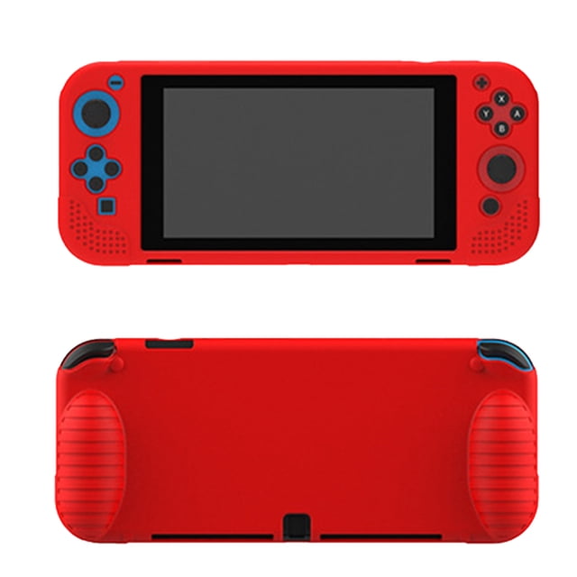 Funda protectora para consola de juegos para NS Lite, funda para Gamepad antiarañazos, roja