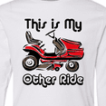 thumbnail image 4 of Inktastic Mower My Other Ride Long Sleeve Youth T-Shirt, 4 of 5