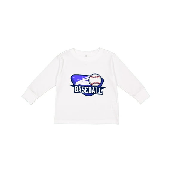 Inktastic Baseball Stars Boys or Girls Long Sleeve Toddler T-Shirt