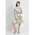 thumbnail image 5 of Vestido camisero con estampado floral Roman Fashion /Juvenil, 2659 (Verde flores) verde M, 5 of 5