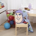thumbnail image 4 of Disney Toy Story Buzz Lightyear Character Toddler Pillow, Purple, Plush Decorative Pillow, 4 of 5