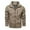 Khaki Mens Shirts Clearance, variant on BSDJILFG Rain Jackets Tall Men Waterproof Long Sleeve Zip-Up Windbreaker Solid Color Collar Bomber Jackets with Detachable Hoods ,M-5XL